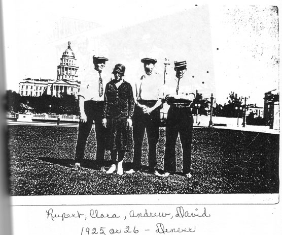 Rupert, Clara, Andrew and David